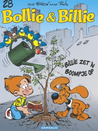 Billie zet 'n boompje op