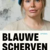 Blauwe scherven