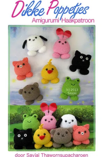 Dikke Poppetjes Amigurumi Haakpatroon