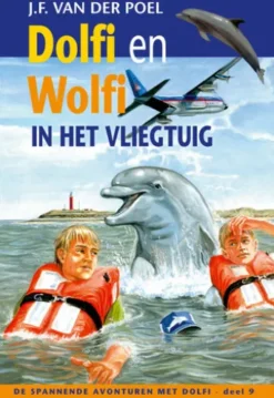 Dolfi en wolfi in het vliegtuig