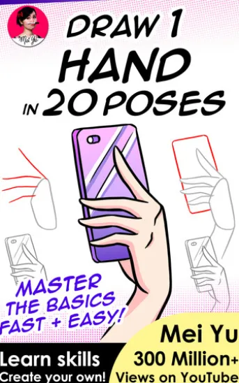 Draw 1 Hand in 20 Poses