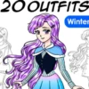 Draw 1 Girl in 20 Outfits - Winter