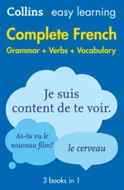 Easy Learning French Complete Grammar, Verbs and Vocabulary (3 books in 1)