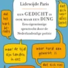 Een gedicht is ook maar een ding