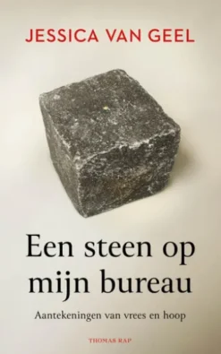Een steen op mijn bureau