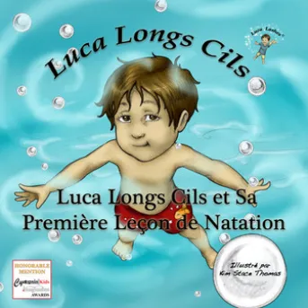 Luca Longs Cils et Sa Première Leçon de Natation