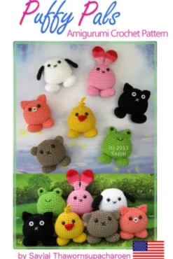 Puffy Pals Amigurumi Crochet Pattern