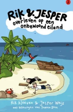 Rik en Jesper overleven op een onbewoond eiland
