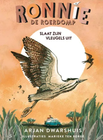 Ronnie de roerdomp slaat zijn vleugels uit