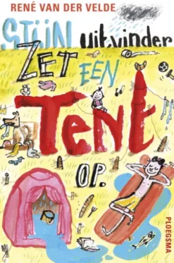 Stijn, uitvinder zet een tent op