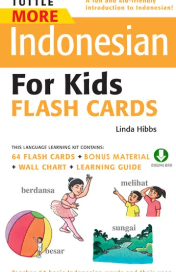 Tuttle More Indonesian for Kids Flash Cards