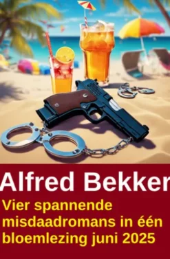 Vier spannende misdaadromans in één bloemlezing juni 2025